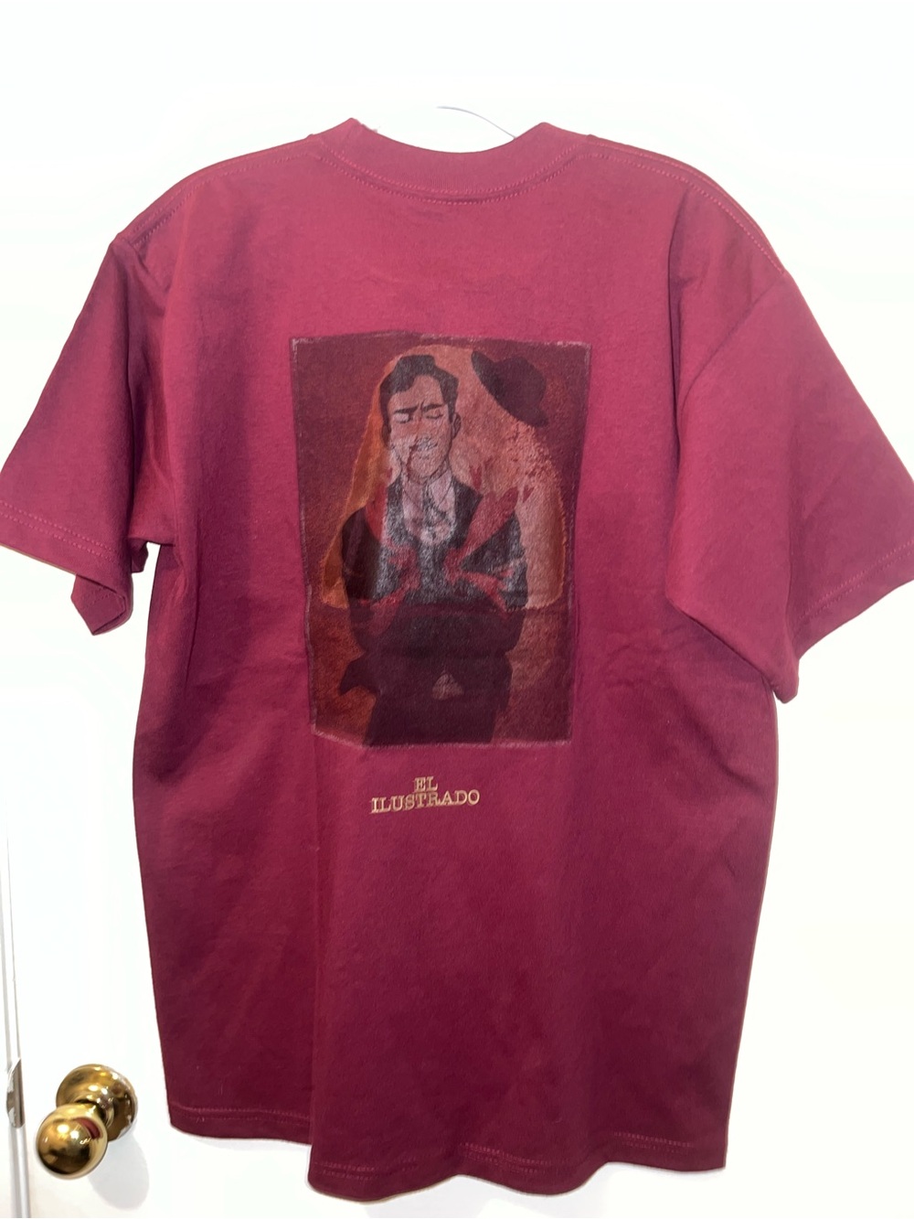 Graphic Tee - Burgundy Short Sleeve